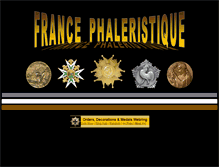 Tablet Screenshot of france-phaleristique.com
